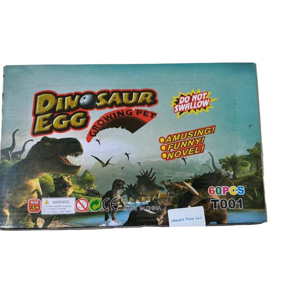 Nature Flow LLC 60-Pack Mini Hatching Dinosaur Eggs - Picture 4 of 10